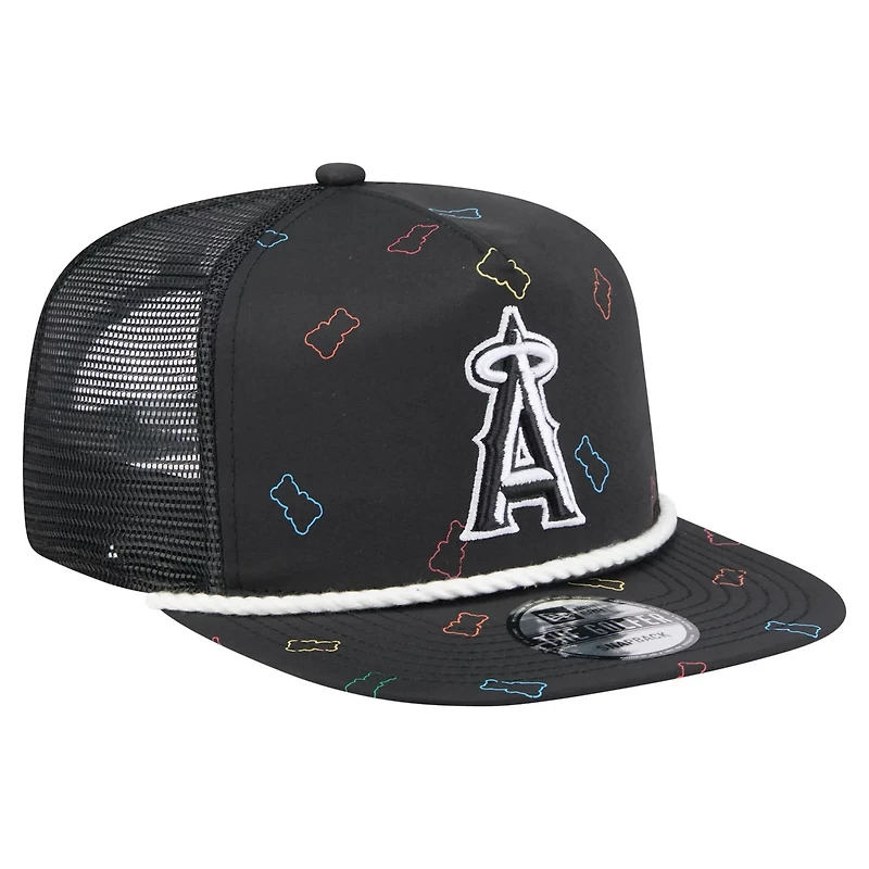 New Era Los Angeles Angels Gummy Golfer Trucker Adjustable Hat