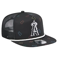 New Era Los Angeles Angels Gummy Golfer Trucker Adjustable Hat