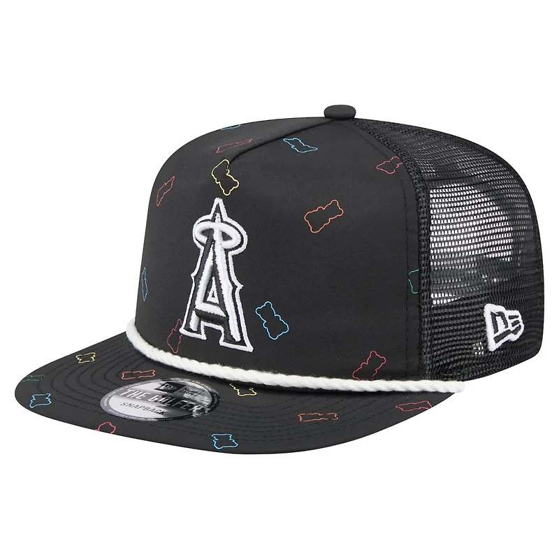 New Era Los Angeles Angels Gummy Golfer Trucker Adjustable Hat
