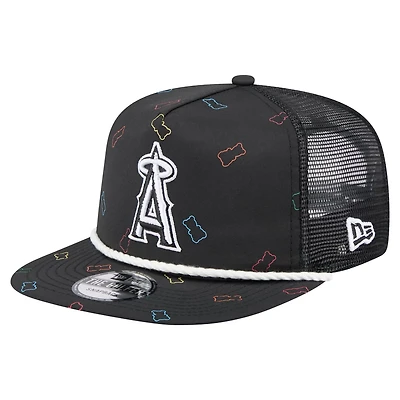 New Era Los Angeles Angels Gummy Golfer Trucker Adjustable Hat