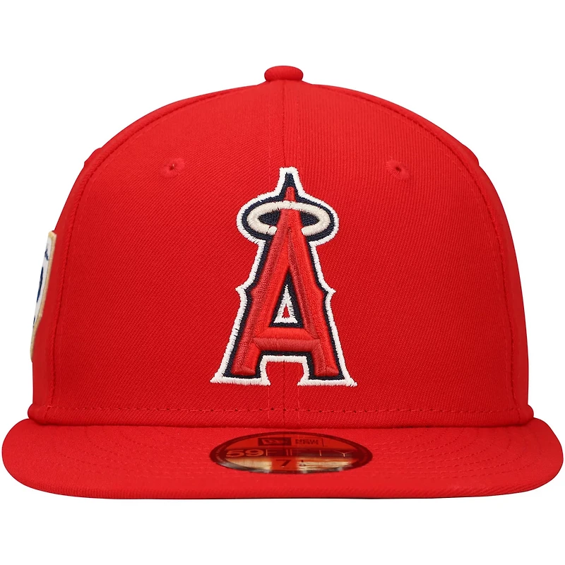 New Era Los Angeles Angels Jackie Robinson Day Side Patch 59FIFTY Fitted Hat
