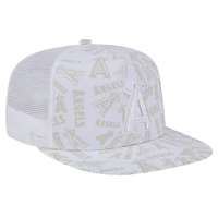 New Era Los Angeles Angels Logo Dunes A-Frame Trucker 9FIFTY Snapback Hat