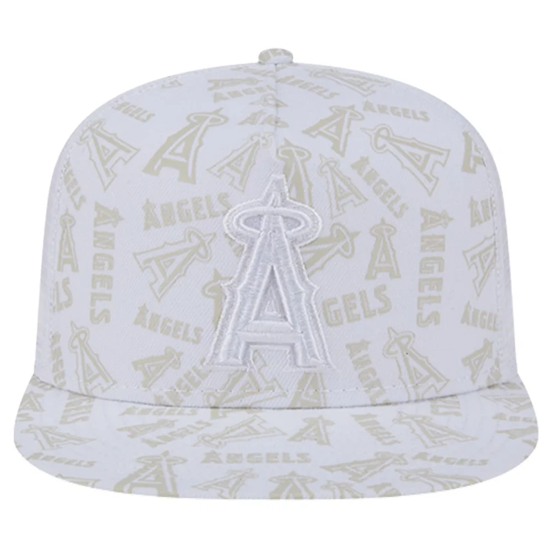 New Era Los Angeles Angels Logo Dunes A-Frame Trucker 9FIFTY Snapback Hat