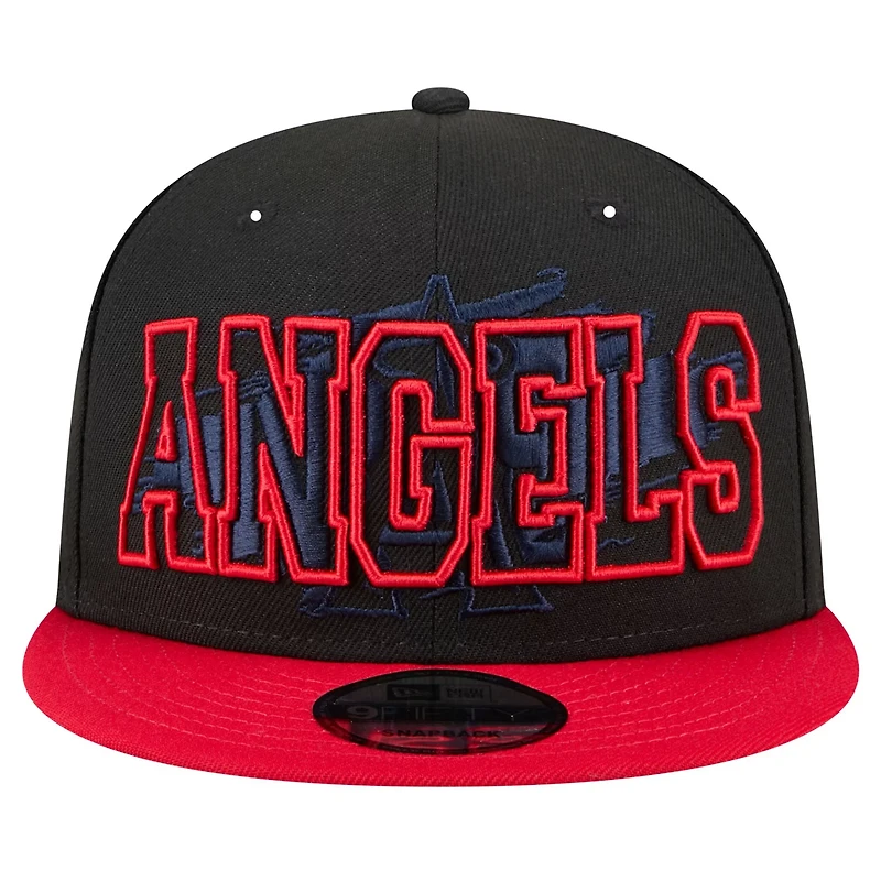 New Era Los Angeles Angels Splatter 9FIFTY Snapback Hat