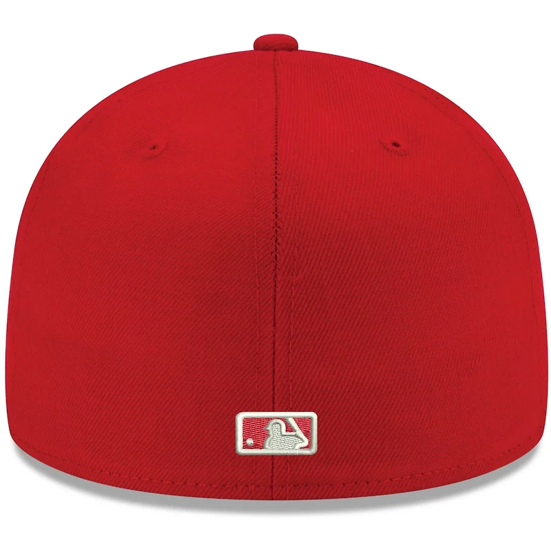 New Era Los Angeles Angels White Logo 59FIFTY Fitted Hat
