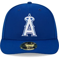 New Era Los Angeles Angels White Logo Low Profile 59FIFTY Fitted Hat
