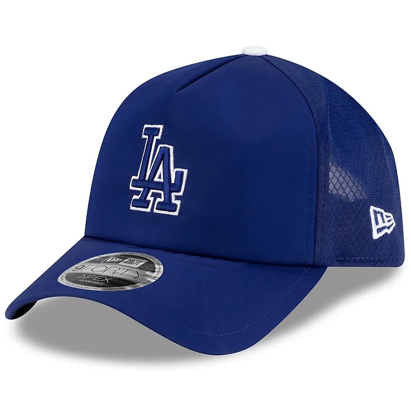 New Era Los Angeles Dodgers 2026 Batting Practice Apex 9FORTY Adjustable Trucker Hat