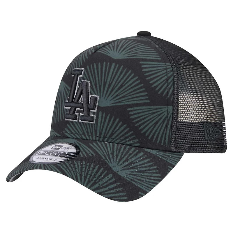 New Era Los Angeles Dodgers 9FORTY A-Frame Trucker Adjustable Hat