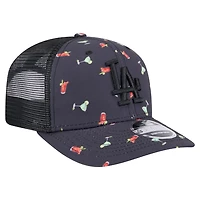 New Era Los Angeles Dodgers Adventure Drinks Pattern 9SEVENTY Stretch-Snap Hat
