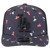 New Era Los Angeles Dodgers Adventure Drinks Pattern 9SEVENTY Stretch-Snap Hat