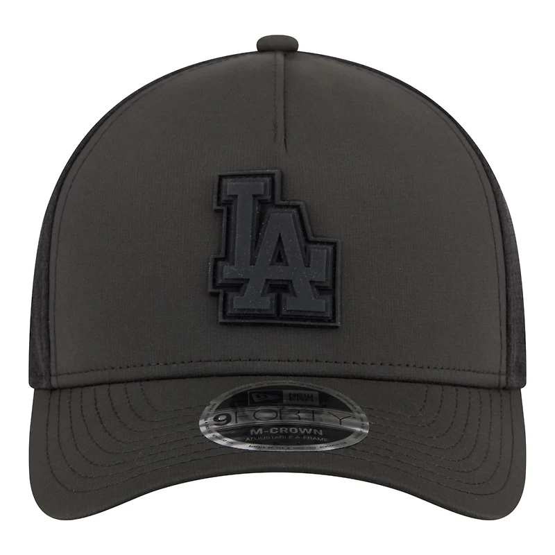 New Era Los Angeles Dodgers Badged M-Crown A-Frame 9FORTY Trucker Adjustable Hat
