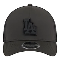 New Era Los Angeles Dodgers Badged M-Crown A-Frame 9FORTY Trucker Adjustable Hat