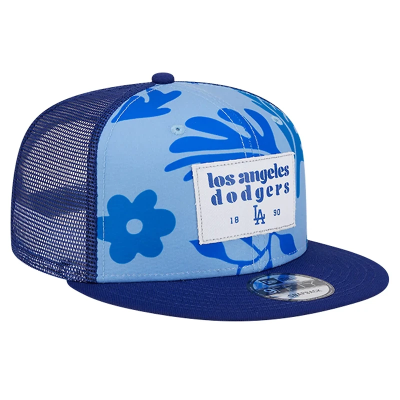 New Era Los Angeles Dodgers Bikini Bottom Trucker 9FIFTY Snapback Hat