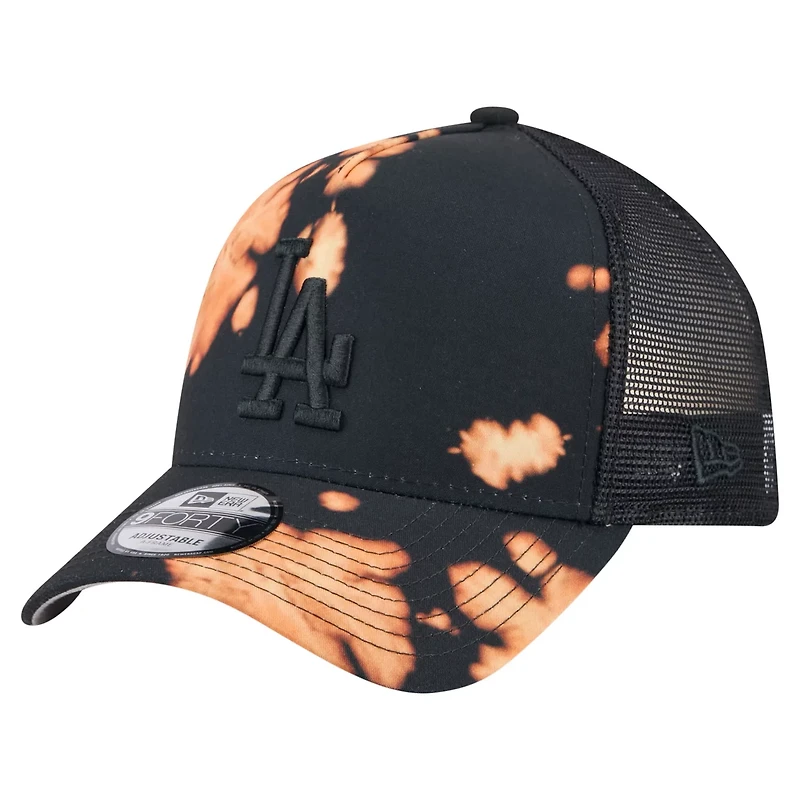 New Era Los Angeles Dodgers Bleached A-Frame 9FORTY Adjustable Hat