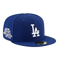 New Era Los Angeles Dodgers Blue Heaven On Earth Script Patch 59FIFTY Fitted Hat