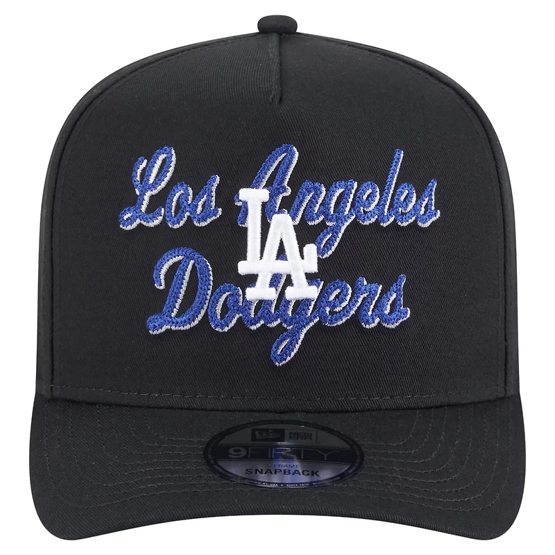 New Era Los Angeles Dodgers Chainstitch 9FIFTY A-Frame Snapback Hat