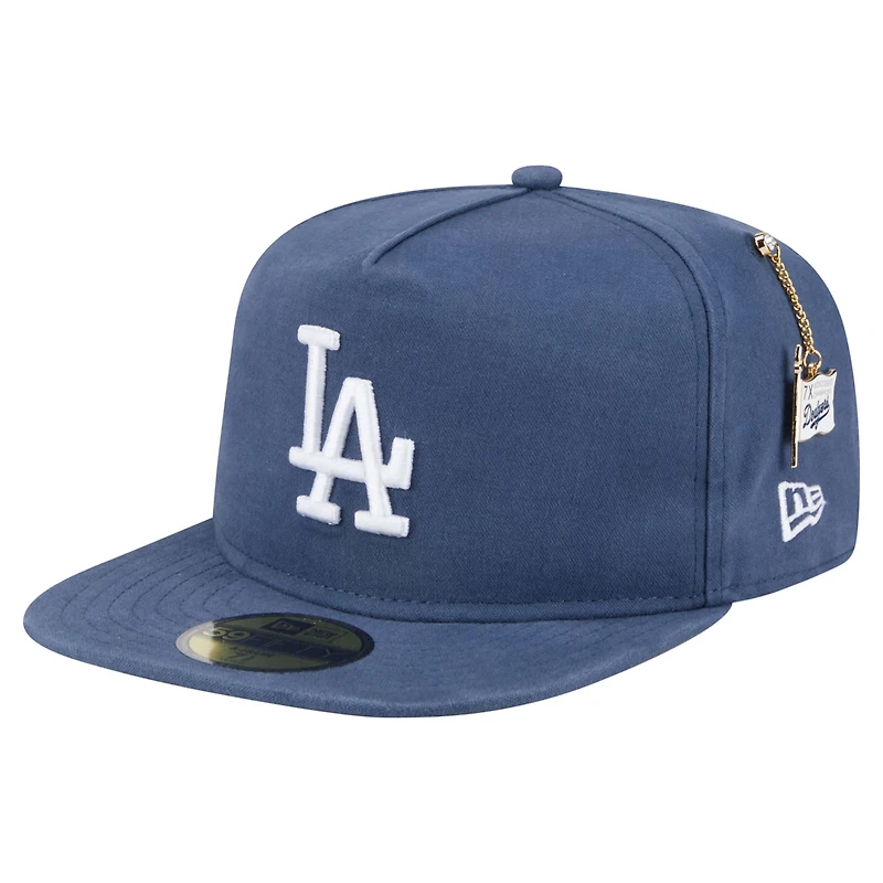 New Era Los Angeles Dodgers Championship Side Flag A-Frame 59FIFTY Fitted Hat