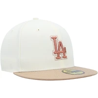 New Era Los Angeles Dodgers Chrome Camel Rust Undervisor 59FIFTY Fitted Hat