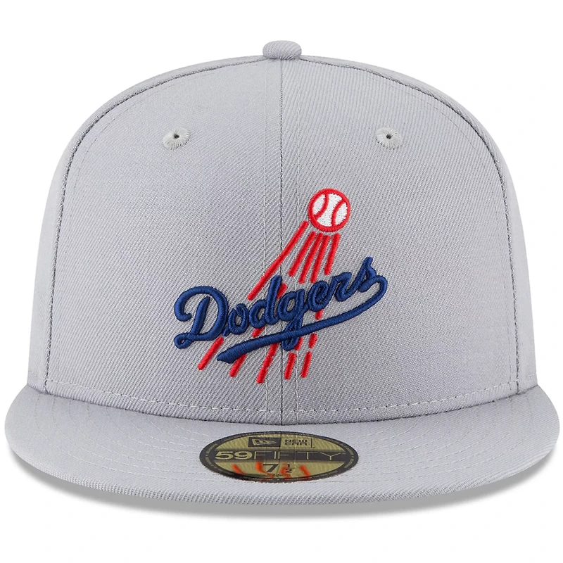 New Era Los Angeles Dodgers Cooperstown Collection Logo 59FIFTY Fitted Hat
