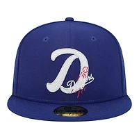 New Era Los Angeles Dodgers Duo Logo 20 59FIFTY Fitted Hat