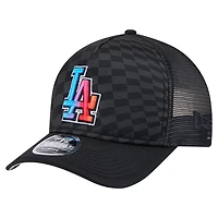 New Era Los Angeles Dodgers Gradient 9FORTY A-Frame M-Crown Trucker Adjustable Hat