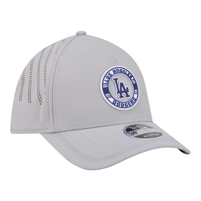 New Era Los Angeles Dodgers Patch 39THIRTY A-Frame M-Crown Perforated Flex Hat