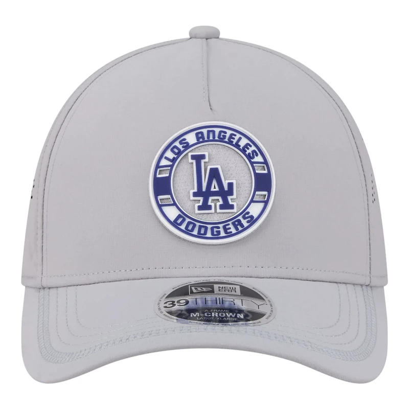 New Era Los Angeles Dodgers Patch 39THIRTY A-Frame M-Crown Perforated Flex Hat