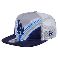 New Era Los Angeles Dodgers Tie-Dye Golfer Trucker Adjustable Hat