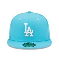 New Era Los Angeles Dodgers Vice Highlighter Logo 59FIFTY Fitted Hat