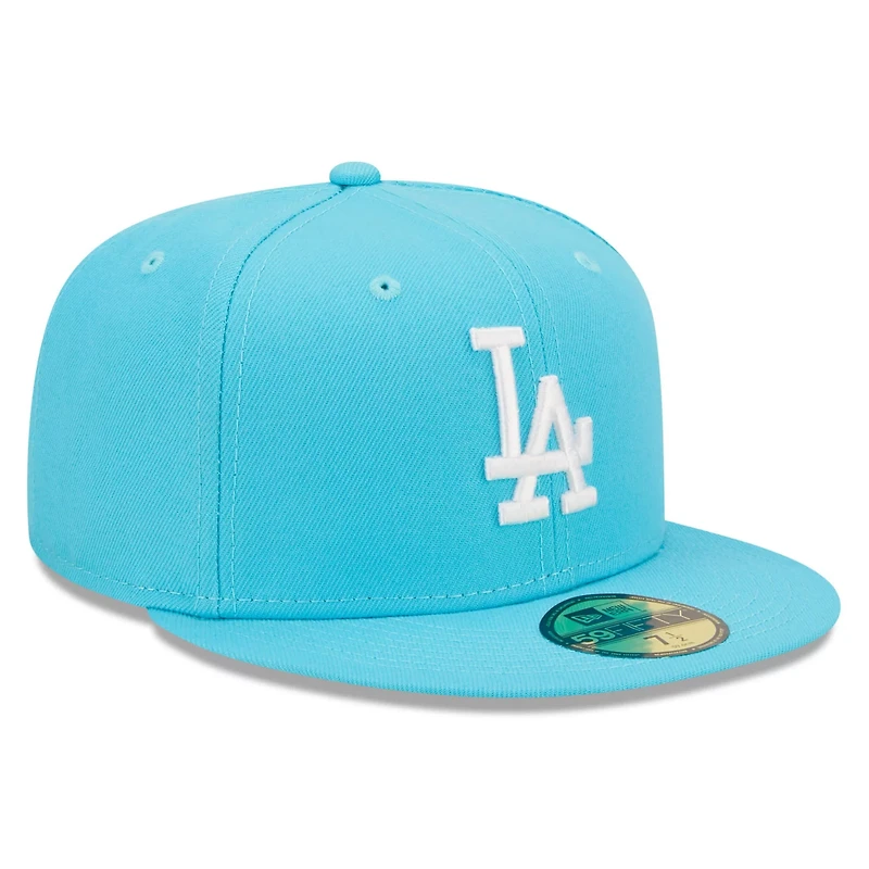 New Era Los Angeles Dodgers Vice Highlighter Logo 59FIFTY Fitted Hat