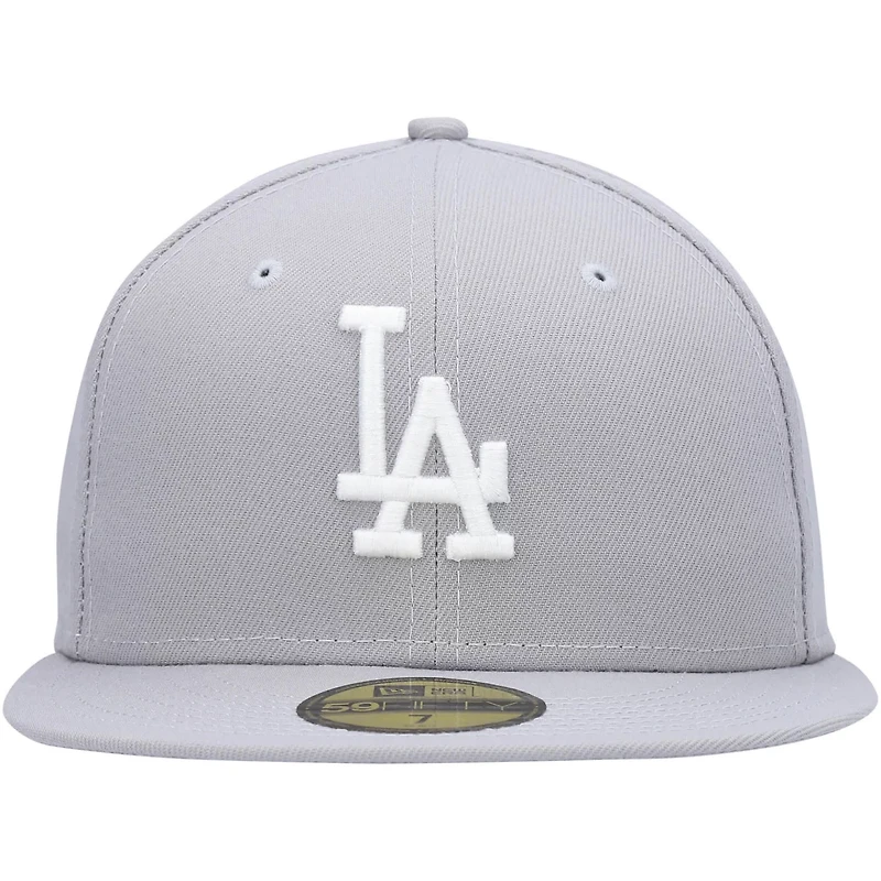 New Era Los Angeles Dodgers White Logo 59FIFTY Fitted Hat