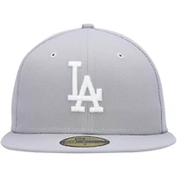 New Era Los Angeles Dodgers White Logo 59FIFTY Fitted Hat