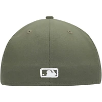 New Era Los Angeles Dodgers White Logo 59FIFTY Fitted Hat