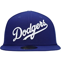 New Era Los Angeles Dodgers White Logo 59FIFTY Fitted Hat