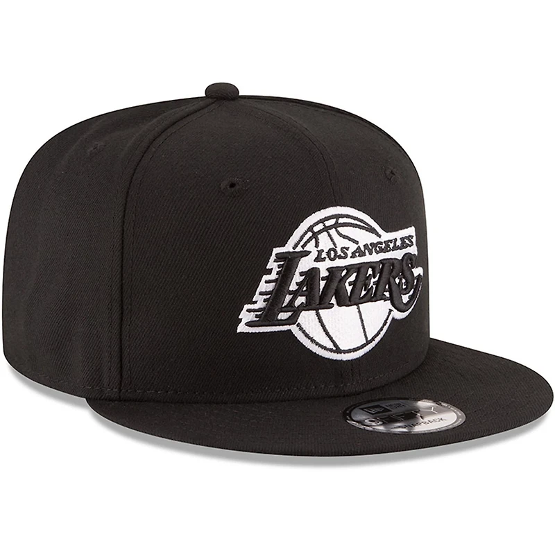 New Era Los Angeles Lakers  White Logo 9FIFTY Adjustable Snapback Hat