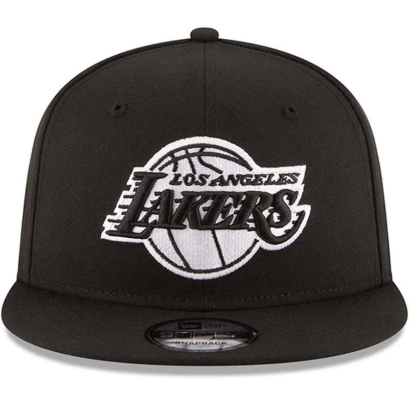 New Era Los Angeles Lakers  White Logo 9FIFTY Adjustable Snapback Hat