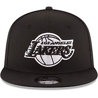New Era Los Angeles Lakers  White Logo 9FIFTY Adjustable Snapback Hat