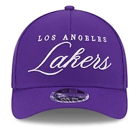 New Era Los Angeles Lakers 2025 NBA Draft M-Crown A-Frame 9FORTY Adjustable Hat