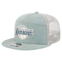New Era Los Angeles Lakers Adventure Split Panel 9FIFTY Snapback Trucker Hat