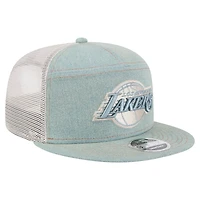 New Era Los Angeles Lakers Adventure Split Panel 9FIFTY Snapback Trucker Hat