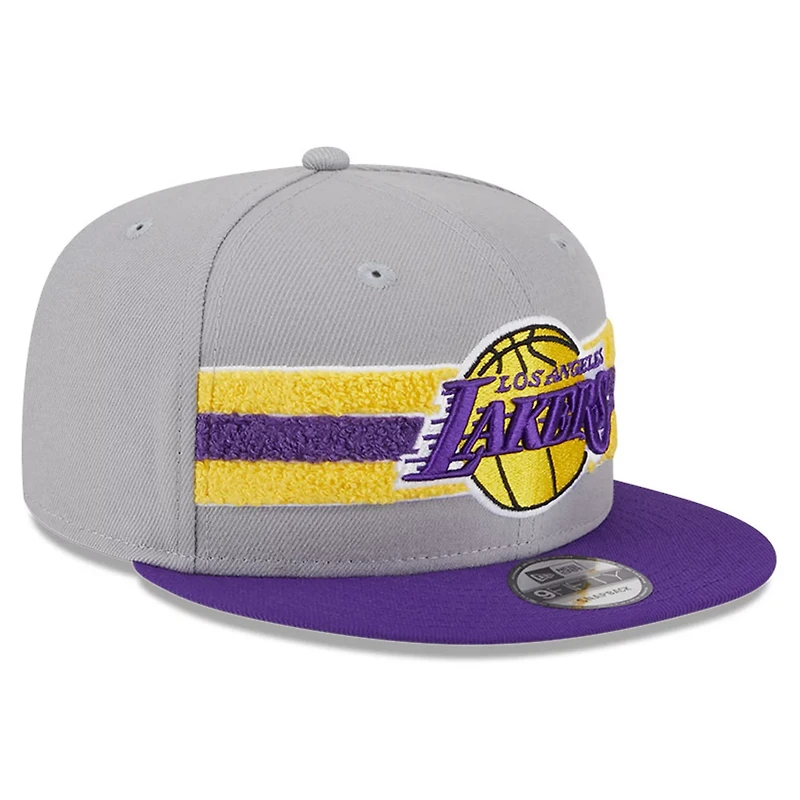 New Era Los Angeles Lakers Chenille Band 9FIFTY Snapback Hat
