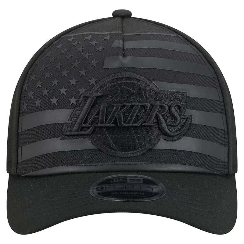 New Era Los Angeles Lakers Game Day Flag A-Frame 9FORTY Adjustable Hat