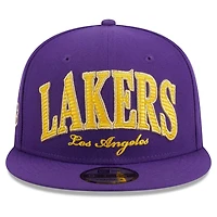New Era Los Angeles Lakers Golden Tall Text 9FIFTY Snapback Hat