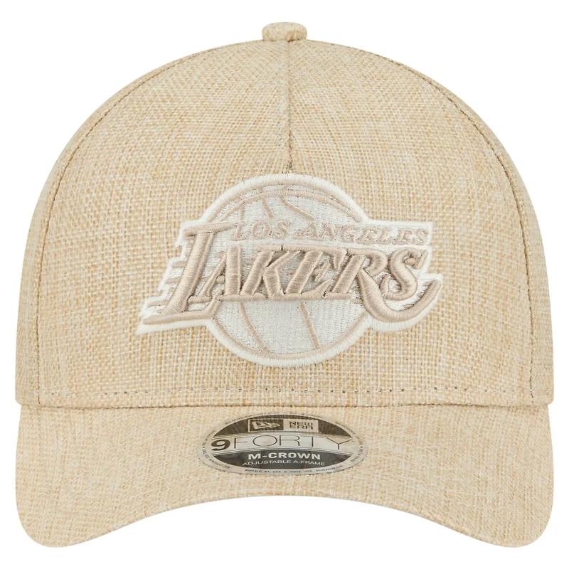 New Era Los Angeles Lakers Injection Woven A-Frame 9FORTY Adjustable Hat