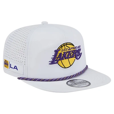 New Era Los Angeles Lakers Performance Rope Golfer Adjustable Hat