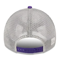 New Era Los Angeles Lakers Rally Drive Distressed Patch 9TWENTY Trucker Adjustable Hat