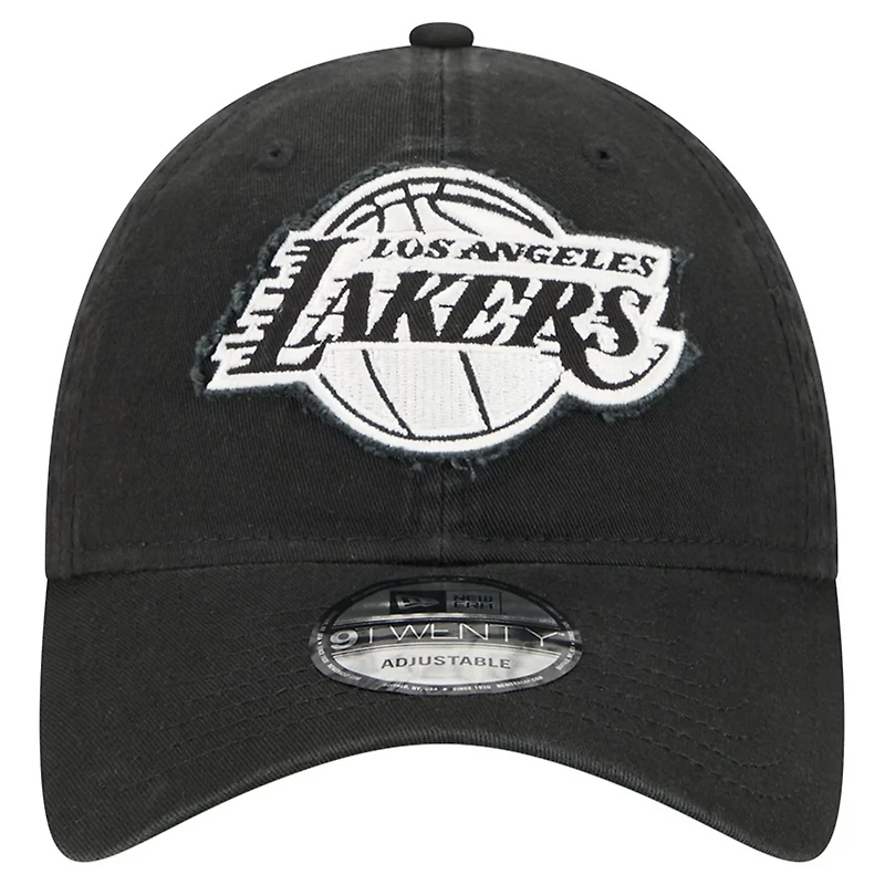 New Era Los Angeles Lakers Stamp Fabric Applique 9TWENTY Adjustable Hat