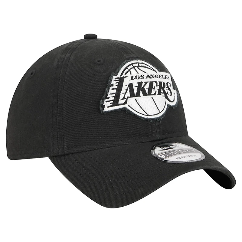 New Era Los Angeles Lakers Stamp Fabric Applique 9TWENTY Adjustable Hat