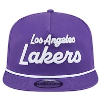 New Era Los Angeles Lakers Team Text Golfer Snapback Hat