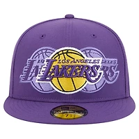 New Era Los Angeles Lakers Tri-Hit 59Fifty Fitted Hat